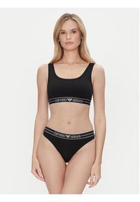 Emporio Armani Underwear Komplet fig brazylijskich EW000406 AF10881 MC005 Czarny. Kolor: czarny. Materiał: bawełna #4