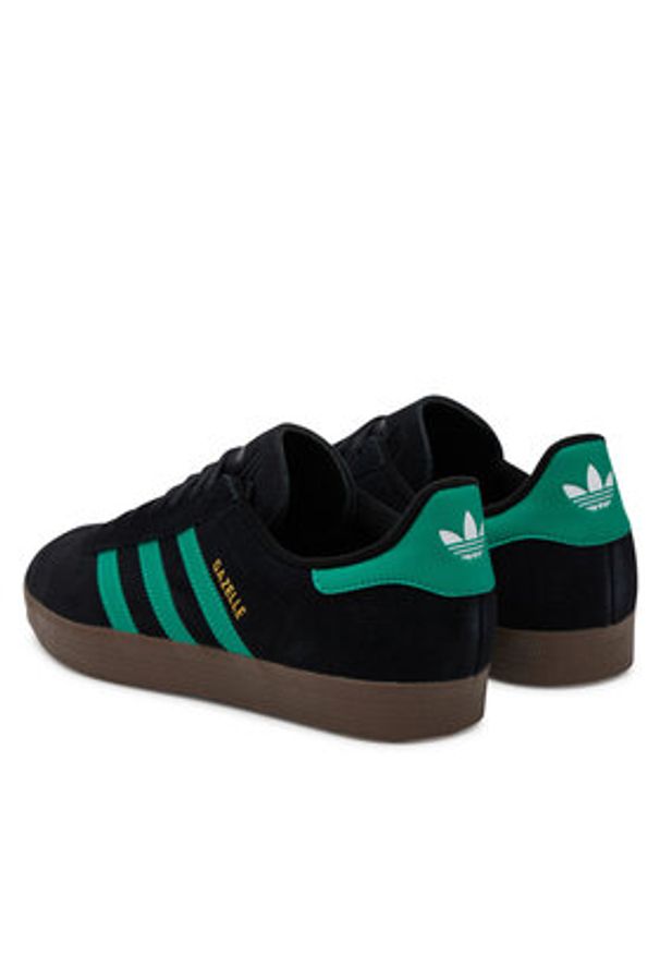 Adidas - adidas Sneakersy Gazelle JH5394 Czarny. Kolor: czarny. Materiał: zamsz, skóra. Model: Adidas Gazelle