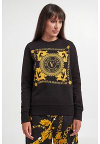 Versace Jeans Couture - Bluza damska crewneck VERSACE JEANS COUTURE