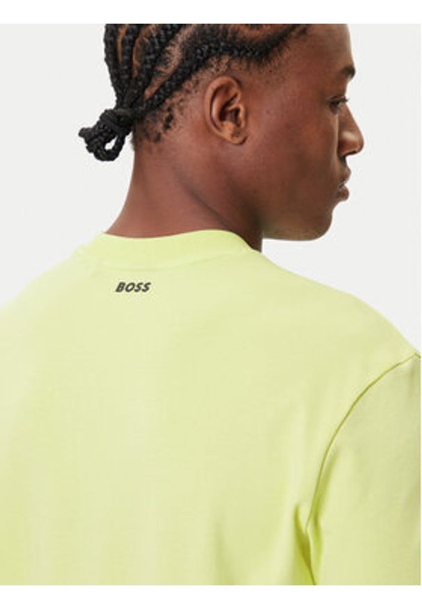 BOSS T-Shirt Iconic TL 50543905 Zielony Relaxed Fit. Kolor: zielony. Materiał: bawełna