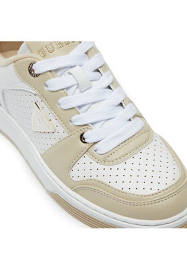 Guess Sneakersy Daiso FLTDAI ELE12 Biały. Kolor: biały. Materiał: skóra