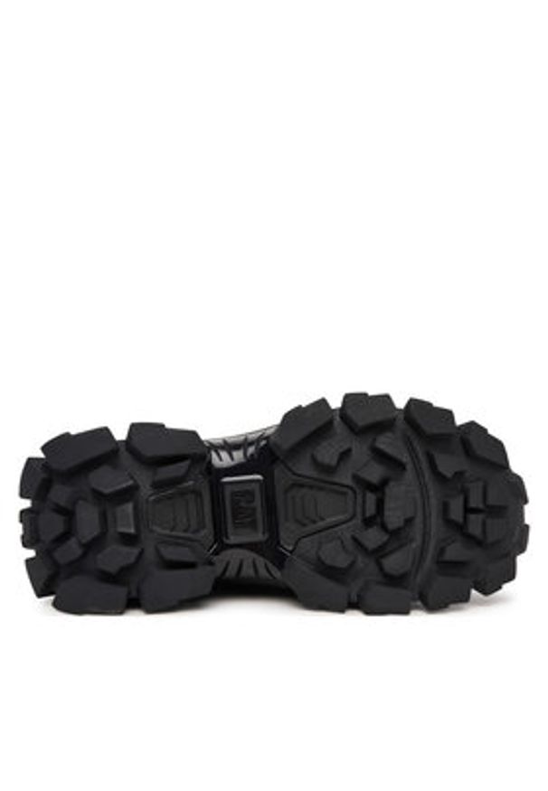 CAT Footwear Sneakersy P111580 Czarny. Kolor: czarny. Materiał: skóra, zamsz