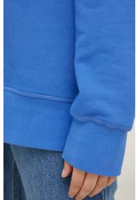 Answear Lab bluza bawełniana damska kolor niebieski gładka. Kolor: niebieski. Materiał: bawełna. Wzór: gładki. Styl: wakacyjny #3