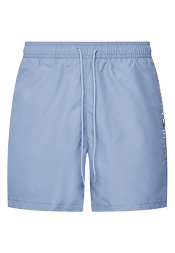 TOMMY HILFIGER - Tommy Hilfiger Szorty kąpielowe UM0UM03258 Niebieski Regular Fit. Kolor: niebieski. Materiał: syntetyk