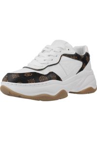 Guess - Kapcie GUESS FLTHPY FAL12 Biały. Kolor: biały. Materiał: tkanina, syntetyk. Styl: sportowy #1