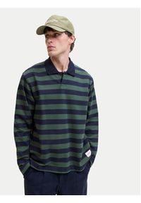 Jack & Jones Polo Bleecker 12285805 Kolorowy Loose Fit. Typ kołnierza: polo. Materiał: bawełna. Wzór: kolorowy #2