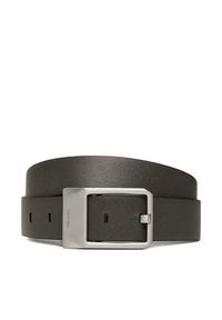 Calvin Klein Pasek Męski Faceted Buckle 35Mm Adj/Rev LV04D7010G Czarny. Kolor: czarny. Materiał: skóra #3