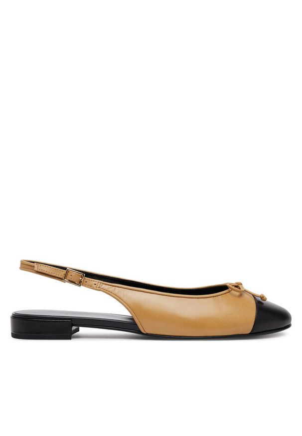 Baleriny Tory Burch. Kolor: brązowy