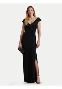 Lauren Ralph Lauren Sukienka wieczorowa 253863940001 Czarny Slim Fit. Kolor: czarny. Materiał: syntetyk. Styl: wizytowy #4