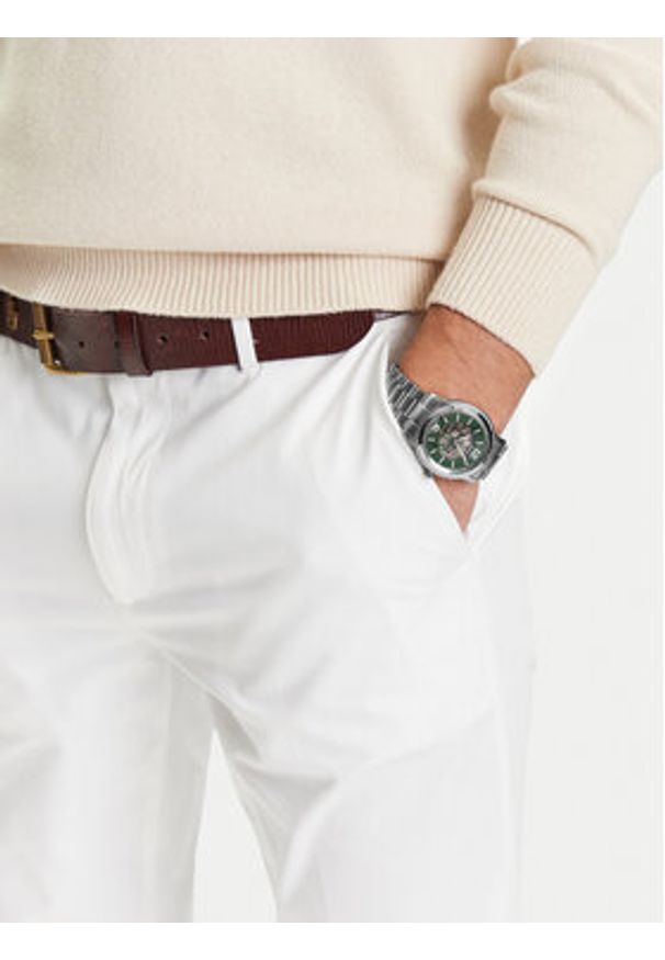 Fossil Zegarek Heritage Skeleton ME3262 Srebrny. Kolor: srebrny