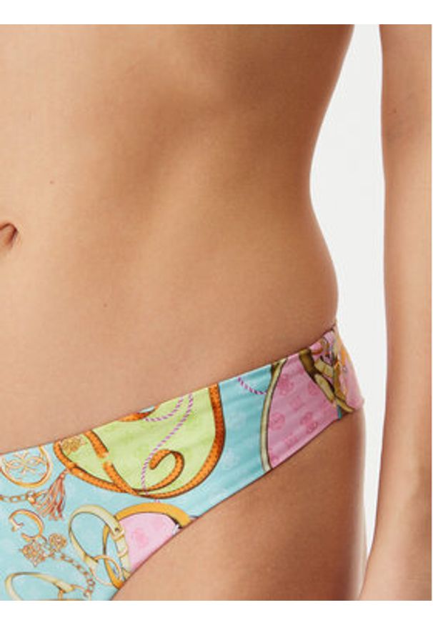 Guess Dół od bikini E5GO16 KCR12 Kolorowy. Materiał: syntetyk. Wzór: kolorowy