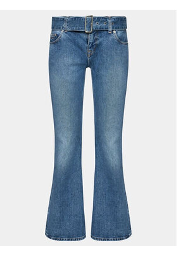 Tommy Jeans Jeansy Sophie DW0DW17562 Niebieski Flare Fit. Kolor: niebieski