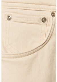Pepe Jeans - Jeansy Violet Archive. Stan: podwyższony. Kolor: kremowy. Wzór: gładki #5