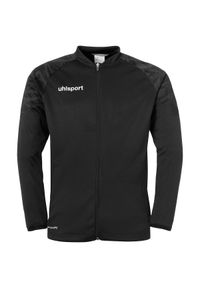 UHLSPORT - Kurtka dresowa Uhlsport Goal 25 Poly. Kolor: czarny, szary, biały, wielokolorowy. Materiał: dresówka. Długość rękawa: długi rękaw