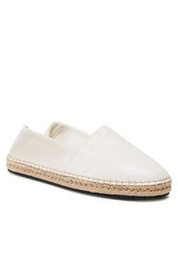 Calvin Klein Espadryle Espadrille - Hf Moo HW0HW01456 Écru. Materiał: skóra #3