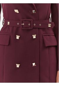 Maryley Sukienka codzienna 23IB372/41GI Bordowy Regular Fit. Okazja: na co dzień. Kolor: czerwony. Materiał: syntetyk. Typ sukienki: proste. Styl: casual #3