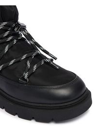 Inuikii Śniegowce Biker Puffer 1002.001.0021 Czarny. Kolor: czarny. Materiał: materiał #5