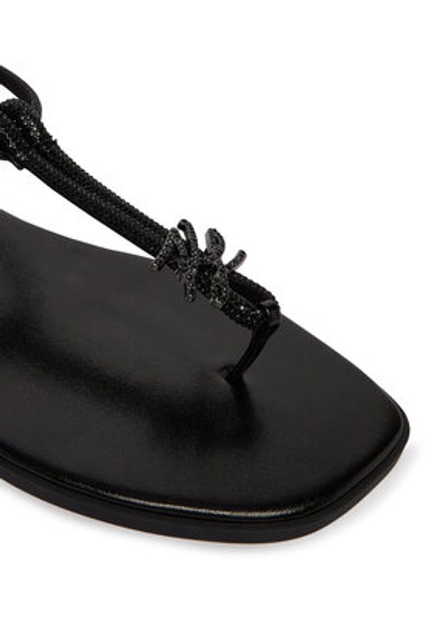 Karl Lagerfeld - KARL LAGERFELD Sandały Olympia II KL87416 Czarny. Kolor: czarny. Materiał: syntetyk