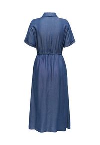 only - ONLY Sukienka jeansowa Charis 15363971 Granatowy Regular Fit. Kolor: niebieski. Materiał: lyocell #2