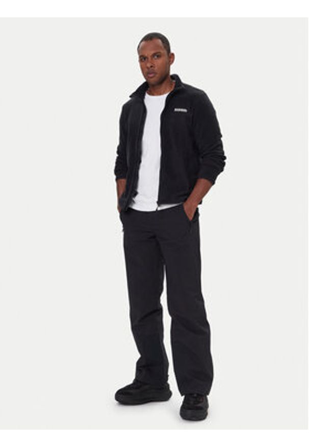 Napapijri Polar T-Dergana NP0A88V1 Czarny Regular Fit. Kolor: czarny. Materiał: syntetyk