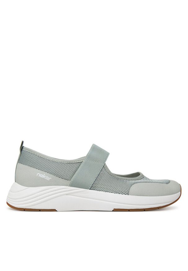 Sneakersy Rieker. Kolor: zielony