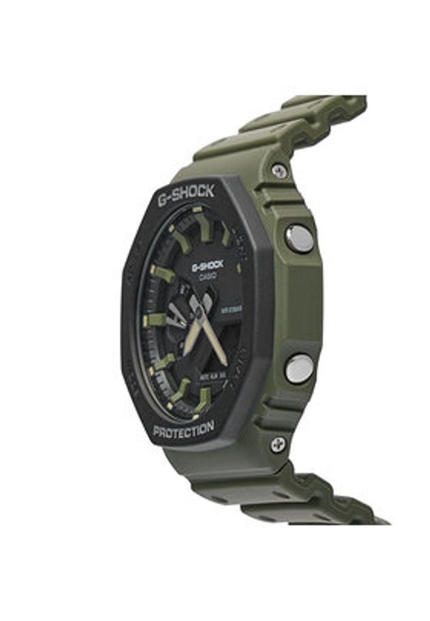G-Shock Zegarek GA-2110SU-3AER Zielony. Kolor: zielony