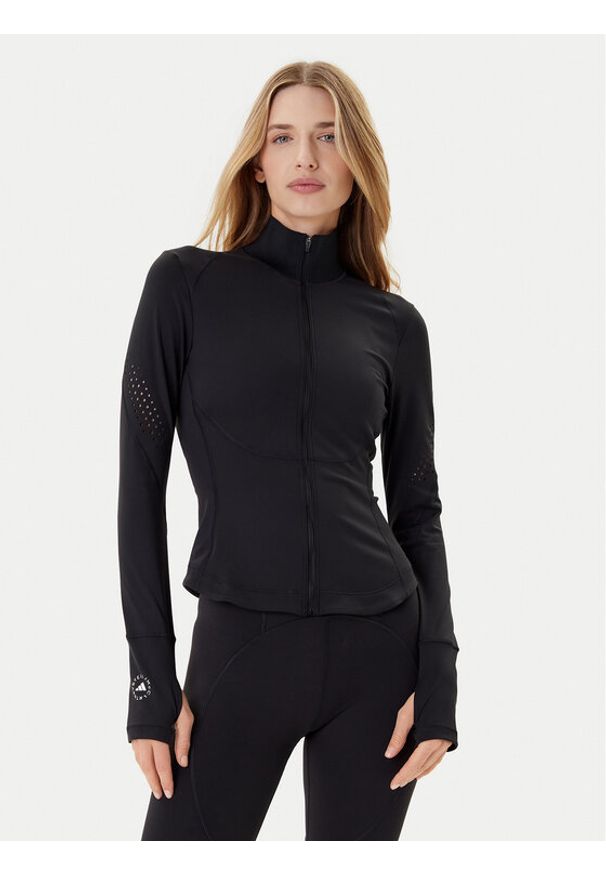 Adidas by Stella McCartney - adidas by Stella McCartney Koszulka techniczna Training Midlayer JW4551 Czarny Slim Fit. Kolor: czarny. Materiał: syntetyk