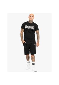 Zestaw koszulka i spodenki Lonsdale Moy. Kolor: czarny, wielokolorowy, biały. Materiał: dresówka. Sport: fitness #1