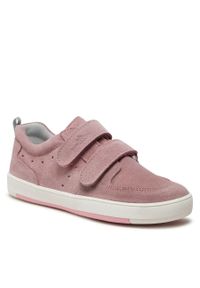 Sneakersy RenBut 33-4441 Róż Pudrowy. Kolor: różowy. Materiał: zamsz, skóra