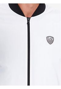 EA7 Emporio Armani Kurtka bomber 8NPB12 PN7LZ 1100 Biały Regular Fit. Kolor: biały. Materiał: syntetyk #6