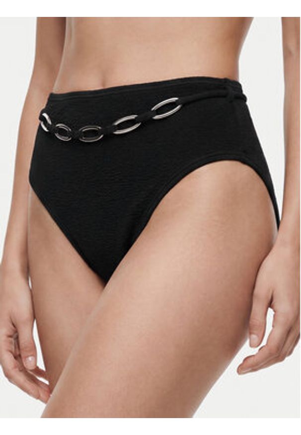 MICHAEL Michael Kors Dół od bikini MM06310 Czarny. Kolor: czarny. Materiał: syntetyk