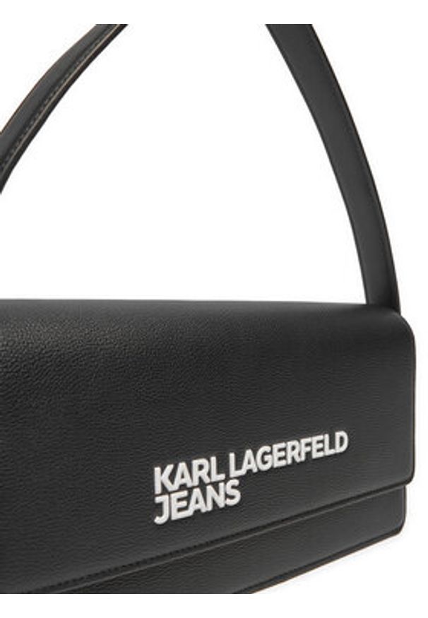 Karl Lagerfeld Jeans Torebka 246J3089 Czarny. Kolor: czarny. Materiał: skórzane