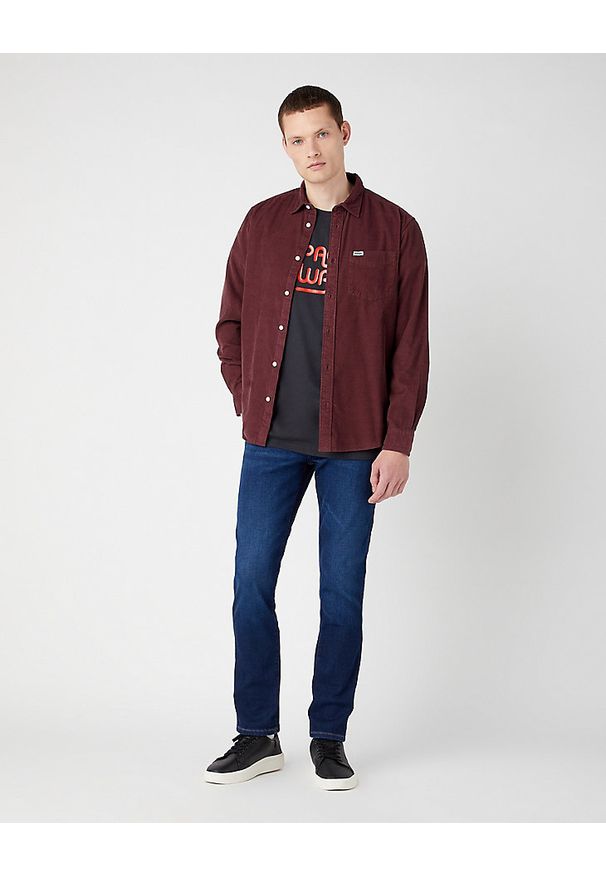 Wrangler - WRANGLER MESKIE SPODNIE JEANSOWE LARSTON BRUSHED STONE W18SMQ395