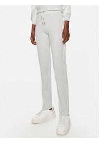 Liu Jo Sport Spodnie dresowe TF4104 MS49I Srebrny Regular Fit. Kolor: srebrny. Materiał: wiskoza