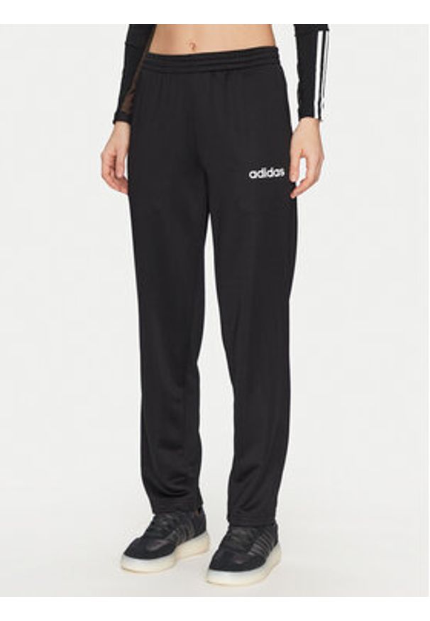 Adidas - adidas Dres Essentials Linear JD2695 Czarny Slim Fit. Kolor: czarny. Materiał: syntetyk