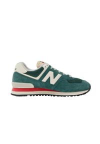 Buty do chodzenia męskie New Balance Vpg U574. Okazja: na co dzień. Kolor: zielony. Materiał: tkanina, skóra. Szerokość cholewki: normalna. Model: New Balance 574. Sport: turystyka piesza