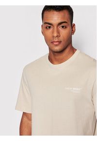 Jack & Jones - Jack&Jones T-Shirt Comfort Photo 12205952 Beżowy Relaxed Fit. Kolor: beżowy. Materiał: bawełna #4