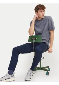 Jack & Jones - Jack&Jones Spodnie garniturowe Franco 12199893 Granatowy Super Slim Fit. Kolor: niebieski. Materiał: syntetyk #6