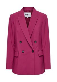 only - ONLY Marynarka Casey 15338768 Różowy Regular Fit. Kolor: różowy. Materiał: syntetyk #5