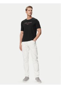 TOMMY HILFIGER - Tommy Hilfiger T-Shirt Brand Love MW0MW44359 Czarny Regular Fit. Kolor: czarny. Materiał: bawełna #5