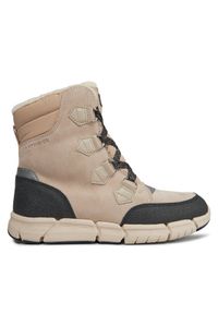 Geox Śniegowce J Flexyper Girl B Ab J16APA 022FU C5000 D Beżowy. Kolor: beżowy. Materiał: skóra