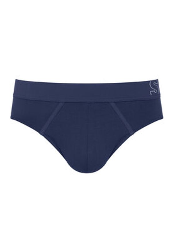 Sloggi Slipy 10215471 Granatowy. Kolor: niebieski. Materiał: bawełna