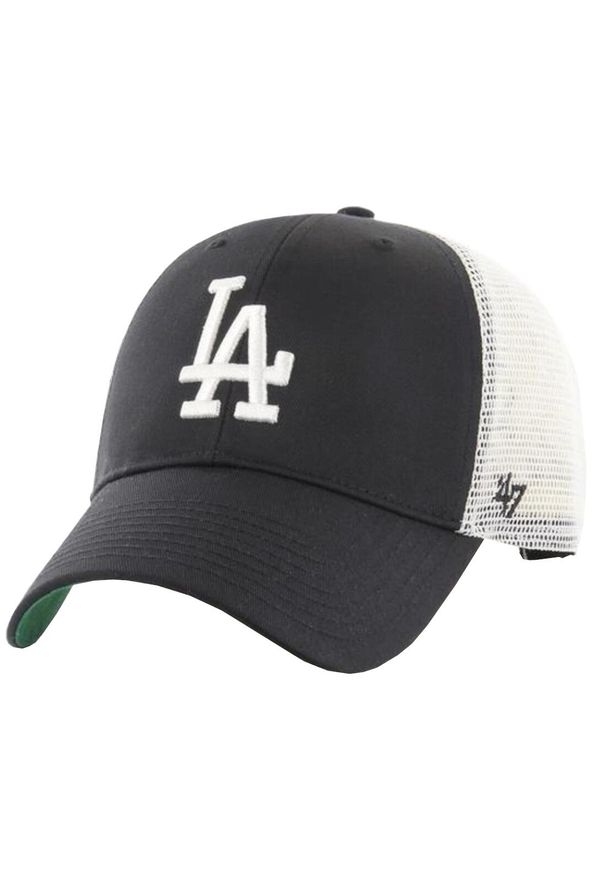 Męska czapka z daszkiem 47 Brand MLB LA Dodgers Cap. Kolor: czarny. Materiał: poliester, bawełna. Styl: sportowy