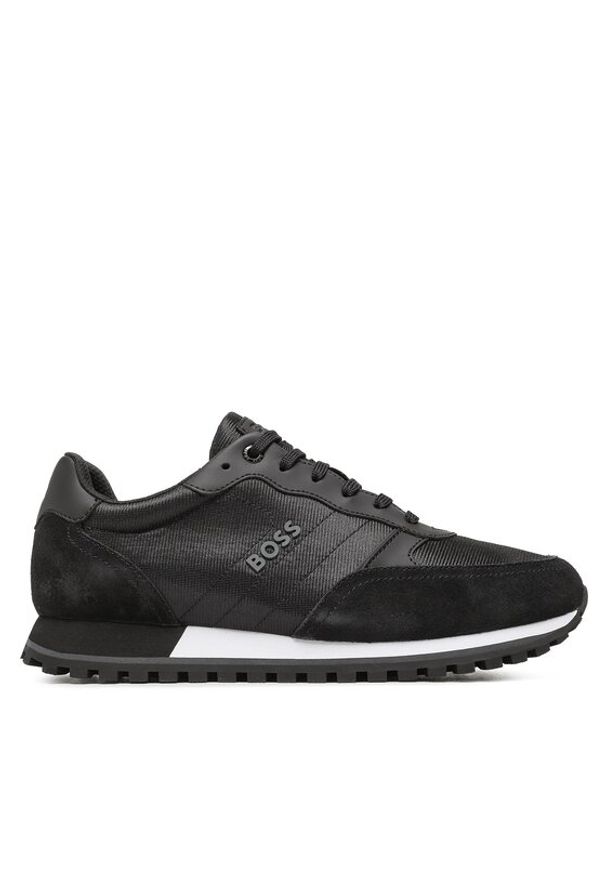 BOSS - Boss Sneakersy 50498133 Czarny. Kolor: czarny. Materiał: materiał