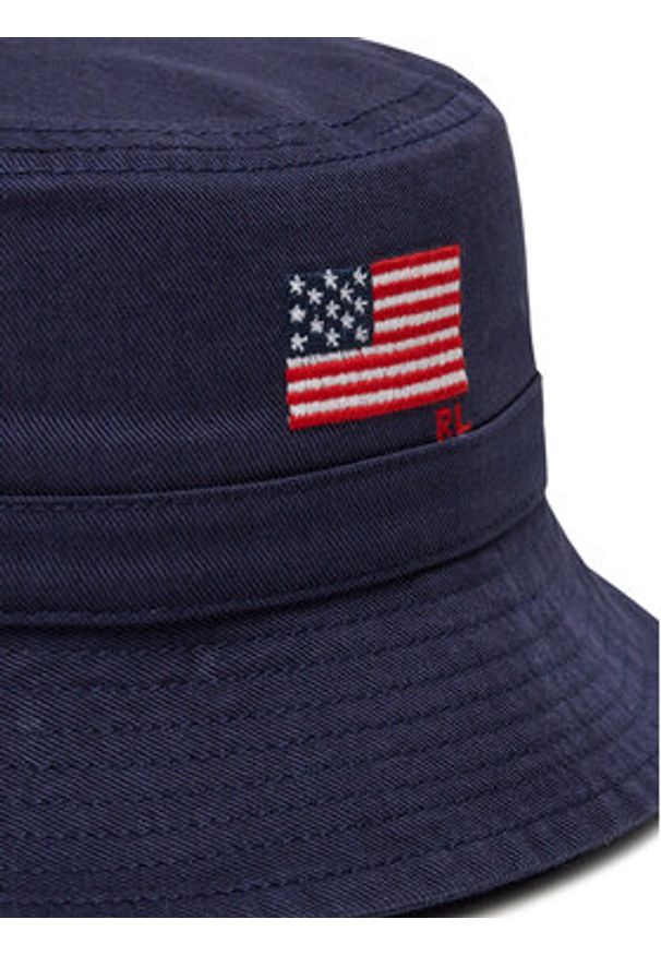 Polo Ralph Lauren Kapelusz 323971819001 Granatowy. Kolor: niebieski. Materiał: materiał, bawełna