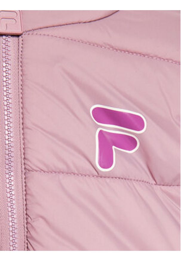 Fila Kurtka przejściowa Bodrum FAK0106 Fioletowy Regular Fit. Kolor: fioletowy. Materiał: syntetyk