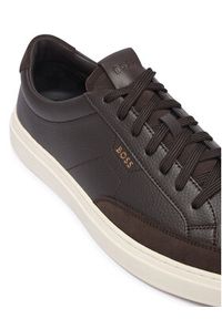 BOSS Sneakersy Kieran 50568536 Brązowy. Kolor: brązowy. Materiał: skóra #2