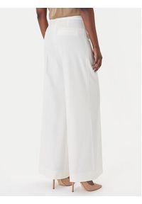 Hugo - HUGO Spodnie materiałowe Huzili 50558131 Écru Wide Leg. Kolor: kremowy. Materiał: syntetyk, wiskoza #3