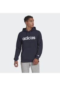 Adidas - Bluza męska adidas Essentials Linear. Kolor: wielokolorowy, biały, niebieski