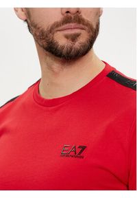 EA7 Emporio Armani T-Shirt 3DPT35 PJ02Z 1461 Czerwony Regular Fit. Kolor: czerwony. Materiał: bawełna #2
